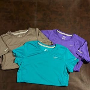 Like new Nike running shirts. Women’s size Small.